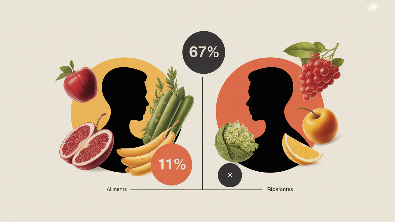 graphique efficacité hypnose minceur 67% 11%