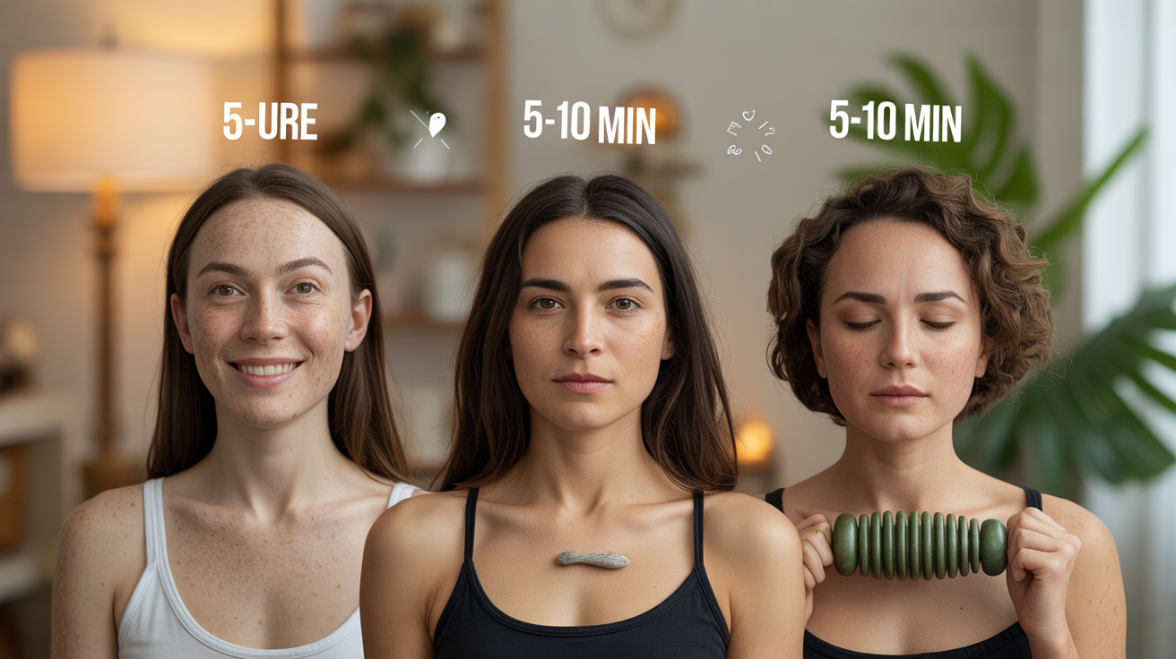 exercices faciaux massage jade maigrir du visage naturellement