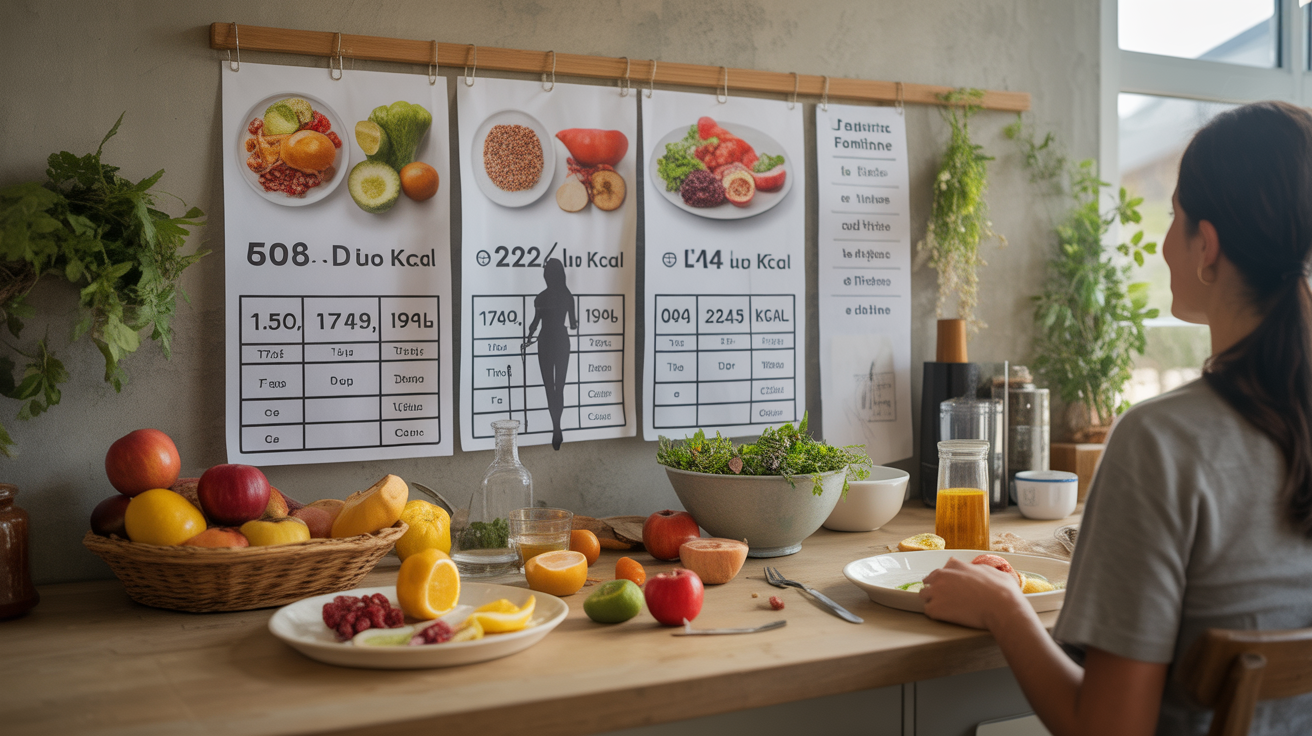 plans alimentaires sèche femme tableau