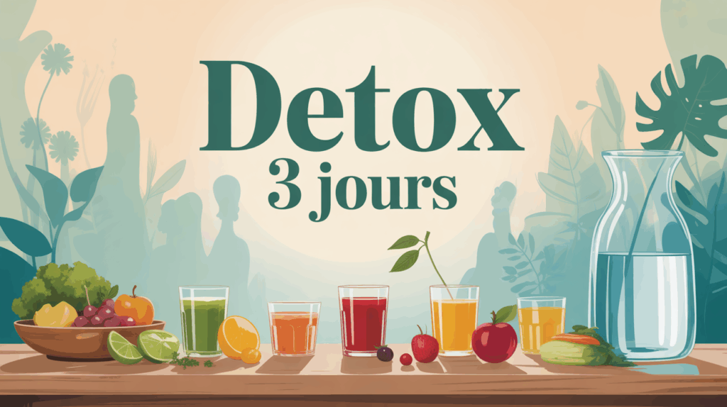 table detox 3 jours jus fruits légumes eau ambiance fresh