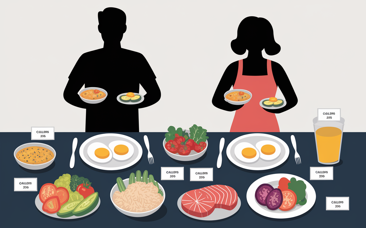 exemple menu regime prise de masse assiette portions