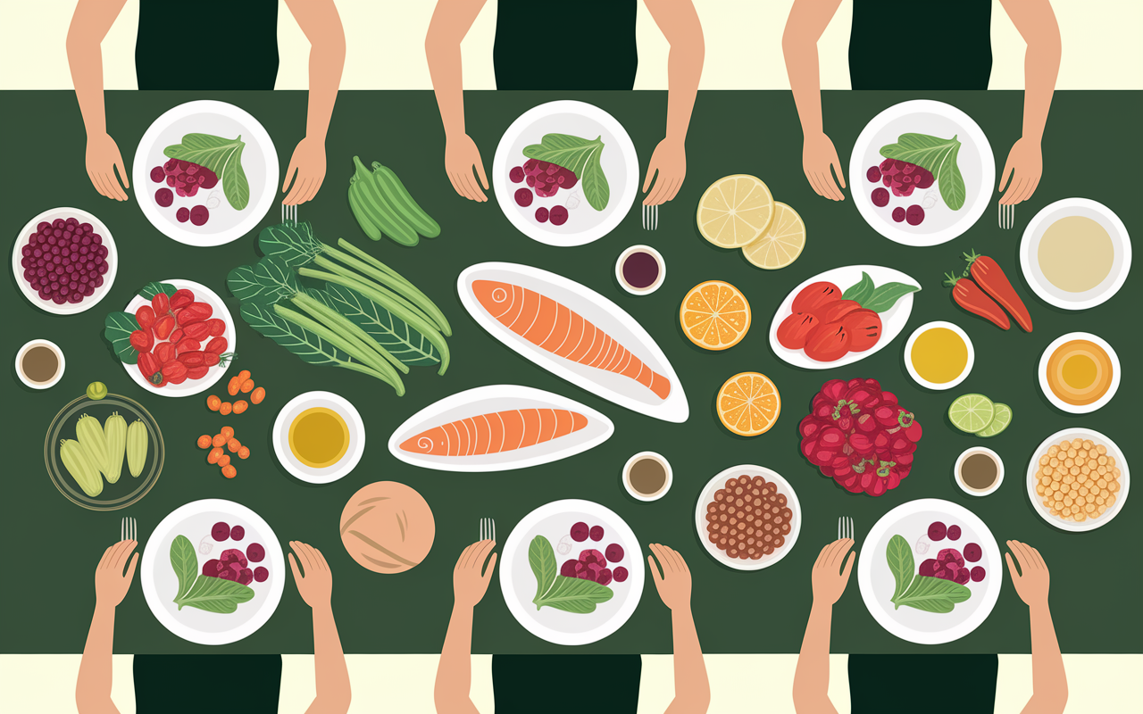 Table aliments sains stéatose hépatique régime poisson légumes