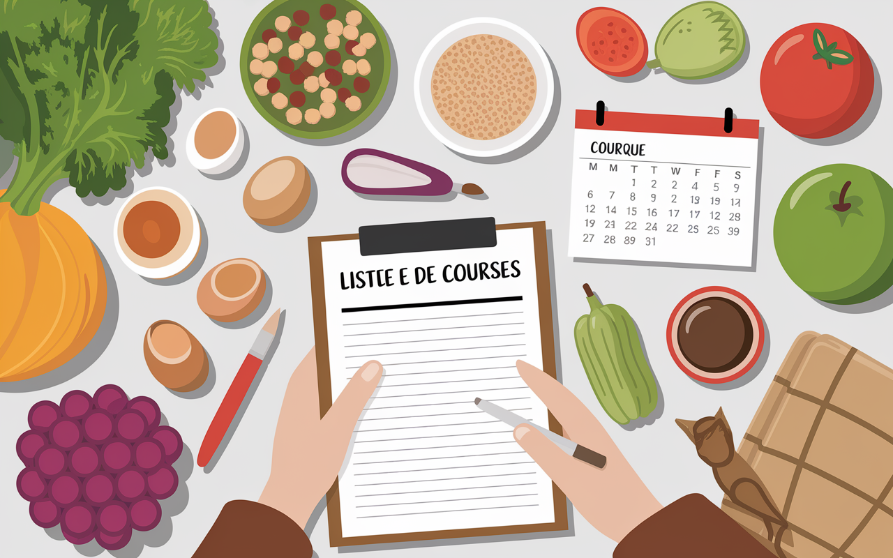 reequilibration alimentaire liste courses legumes fruits