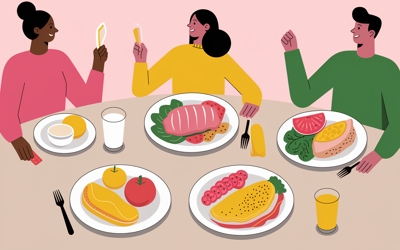 regime pomme menu type petits dejeuners dejeuner diner