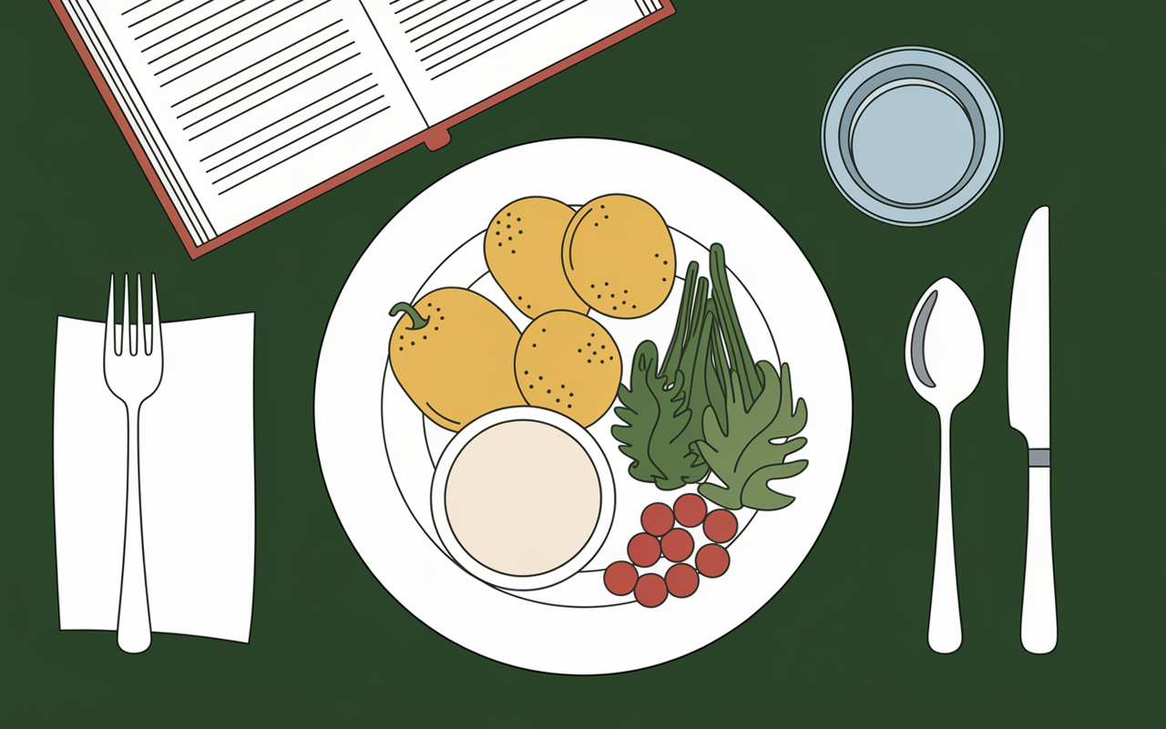 regime pomme assiette yaourt legumes carnet cuisine