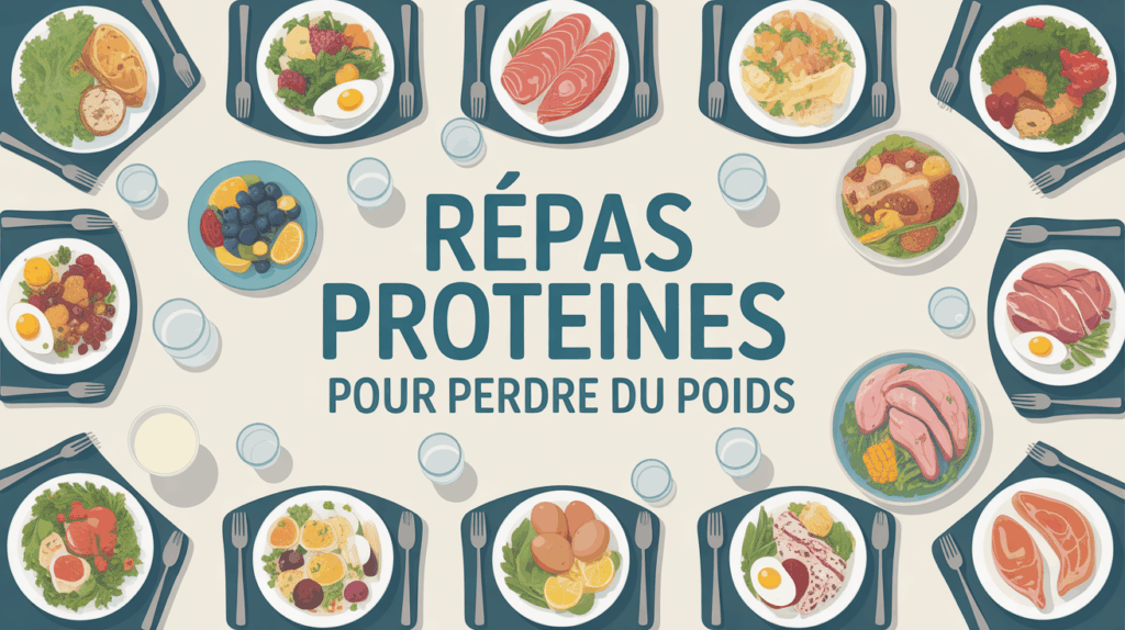 repas proteines pour perdre du poids table variete ambiance familiale