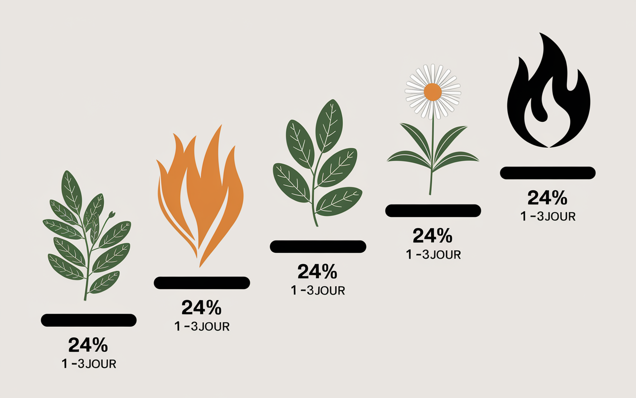 classement plantes the ventre plat infographie effet preuve